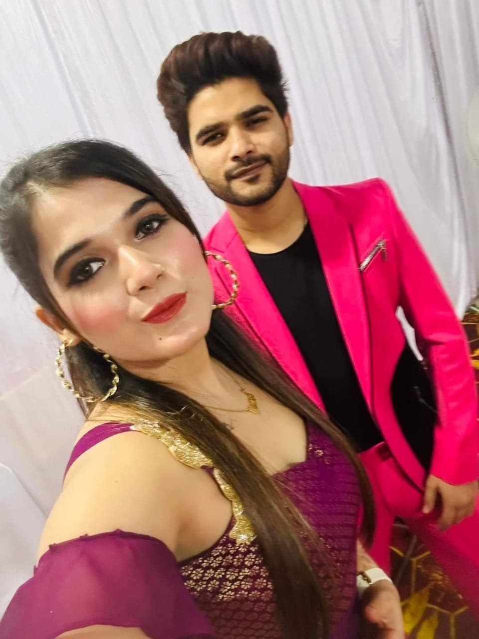 Rajasthani folk performers in traditional attire entertaining wedding guests